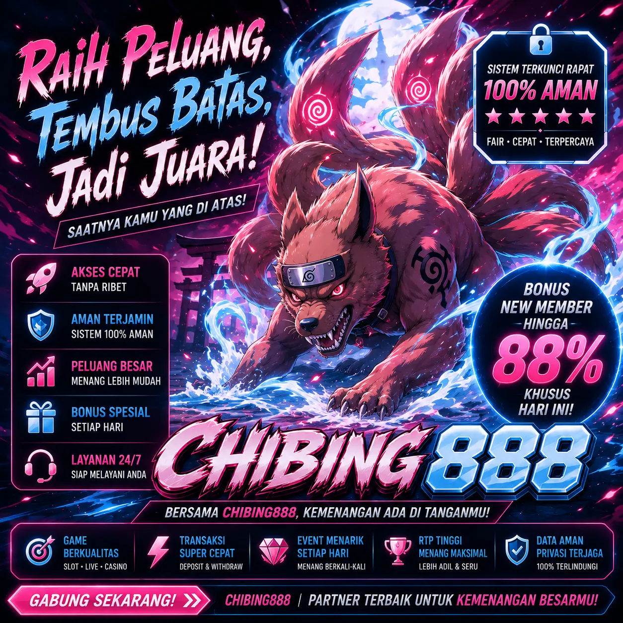 CHIBING888 Banner